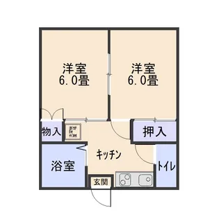 シティハイツいずみ【1階】の間取り