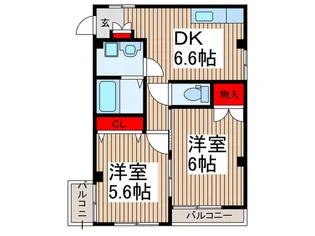 五島ハウス【3階】の間取り
