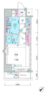 ジェノヴィア新宿中落合スカイガーデン【9階】の間取り