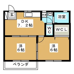 ベルフラワーIV【2階】の間取り