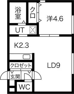 グランスクエアII【4階】の間取り