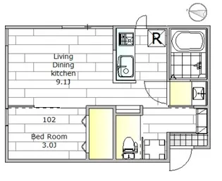yakumo-graphy【1階】の間取り