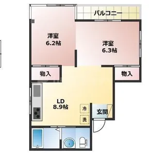 堀ビル【2階】の間取り