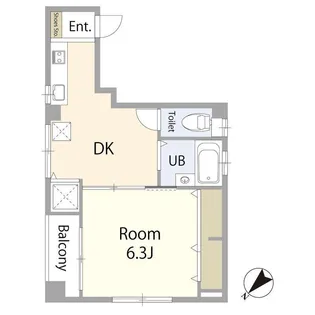グレンツェン駒込【4階】の間取り