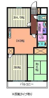 フロント陽光【5階】の間取り