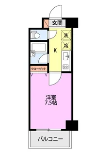 オルザス新潟【4階】の間取り