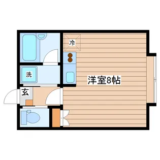 メゾンセノーテ【5階】の間取り