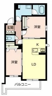 シャーメゾン法善寺【2階】の間取り
