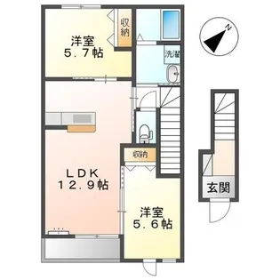 アリエッタ【2階】の間取り