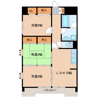 メゾンエトワール柏木【3階】の間取り