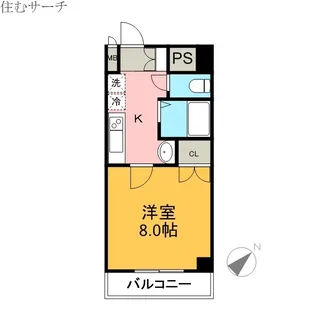 サン・アペックス四日市【7階】の間取り
