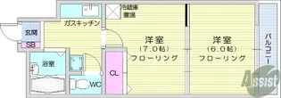 ソフィア六丁の目【5階】の間取り