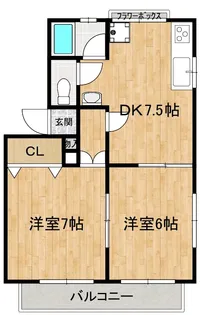 フィオーレ市川【2階】の間取り