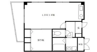 アドモリモト元町通【11階】の間取り