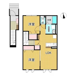 なのはなハイムI【2階】の間取り