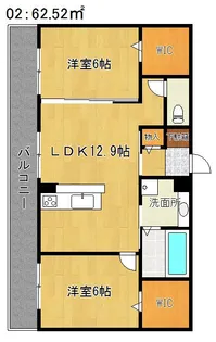 シルトクレーテA棟【3階】の間取り