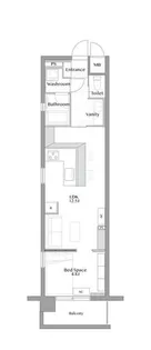 R STYLE文京小石川【2階】の間取り