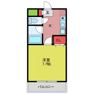 ハイムコスモス【3階】の間取り