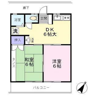 グランデージ【1階】の間取り