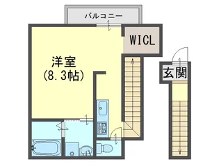 サニーガーデン宮北【2階】の間取り