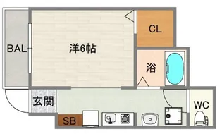 トラストアビコ【1階】の間取り