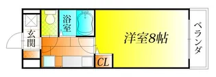サニーコート太子【3階】の間取り