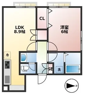 COCOL.POINT【1階】の間取り