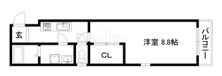 アルカス七条大宮【3階】の間取り