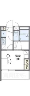 レオパレスプラスパ平田【3階】の間取り