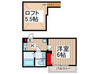 Luminare 蕨【2階】の間取り