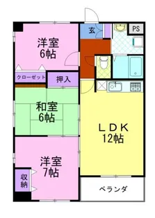 SEAGULL【5階】の間取り