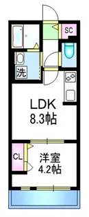 ヴィラ・ブランシュ【3階】の間取り