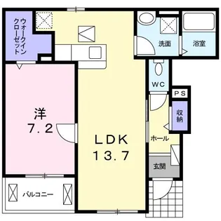 マーベラスVI【1階】の間取り