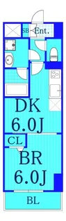 レガシー横濱【7階】の間取り