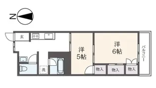 ハイネス多摩川【4階】の間取り