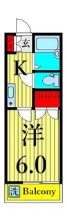 辰巳ハイツ【2階】の間取り