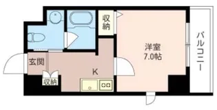 マストライフ秋葉原EAST【7階】の間取り