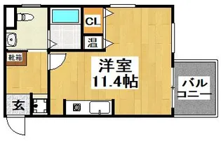 NM・ONZE(エヌエムオンズ)【2階】の間取り