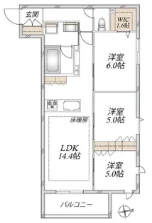 【新築☆旭化成ヘーベルメゾン】VESTA【2階】の間取り
