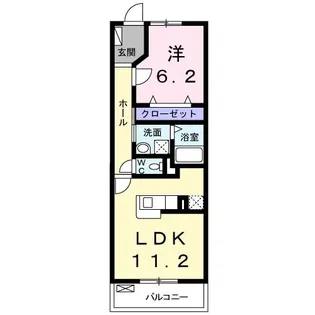 ソレイユカヤノV【3階】の間取り