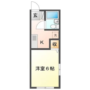 グランメール鈴鹿【2階】の間取り