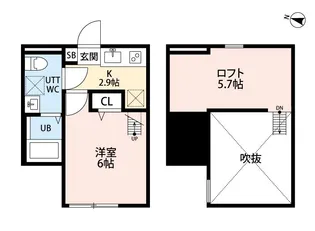 クレスト平塚(クレストヒラツカ)【2階】の間取り