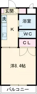 ツインシャトー富ヶ丘【4階】の間取り