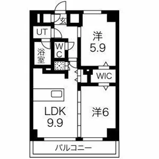 エルフォルテ東日暮里【2階】の間取り