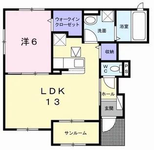 ビエント【1階】の間取り