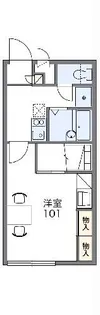 レオパレスガーデンズ【1階】の間取り