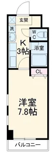 ソレアード・スィエテ【9階】の間取り