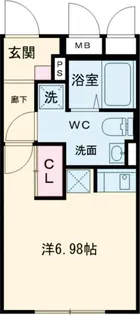 レピュア早稲田レジデンス【2階】の間取り