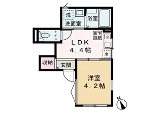 明和レジデンス【1階】の間取り