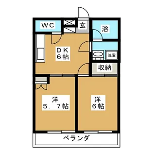 ケイエヌビル【4階】の間取り